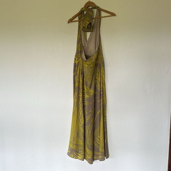 Banana Republic Yellow Tan Halter Sundress - Picture 5 of 5
